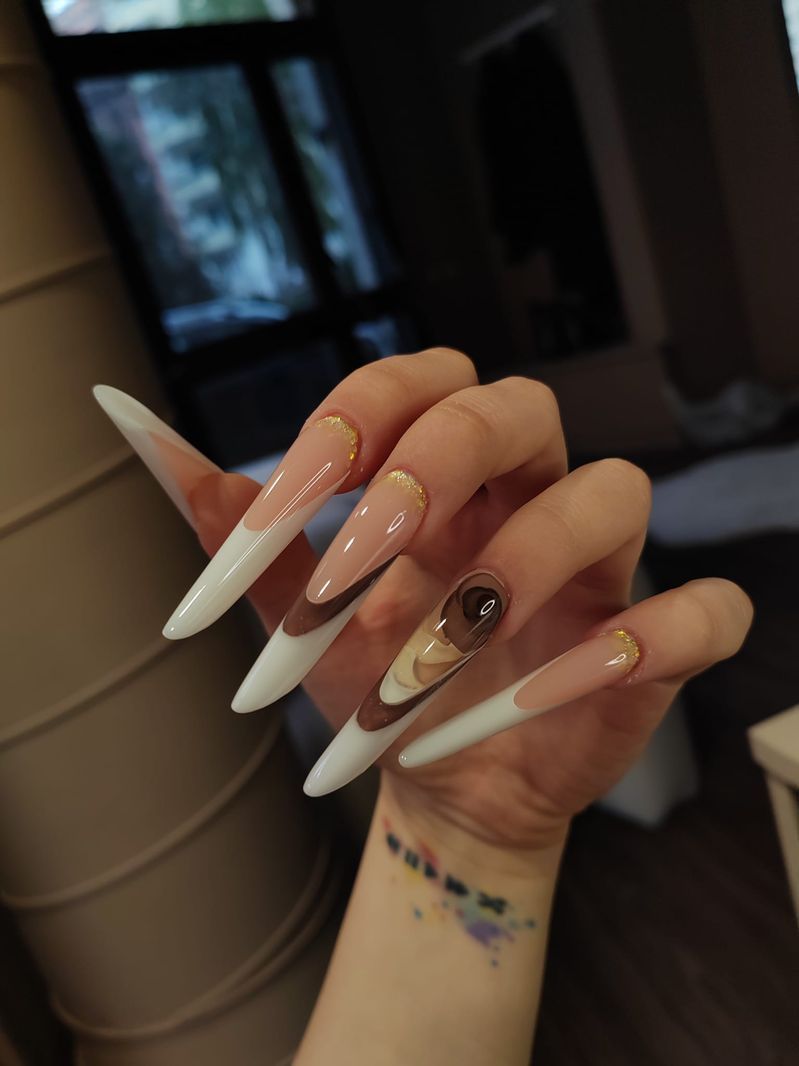 French lunga con decoro, lavoro di Karly